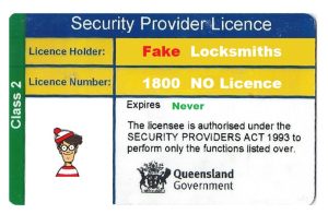 Pretend & Fake Locksmiths charging you full rates & unlicenced